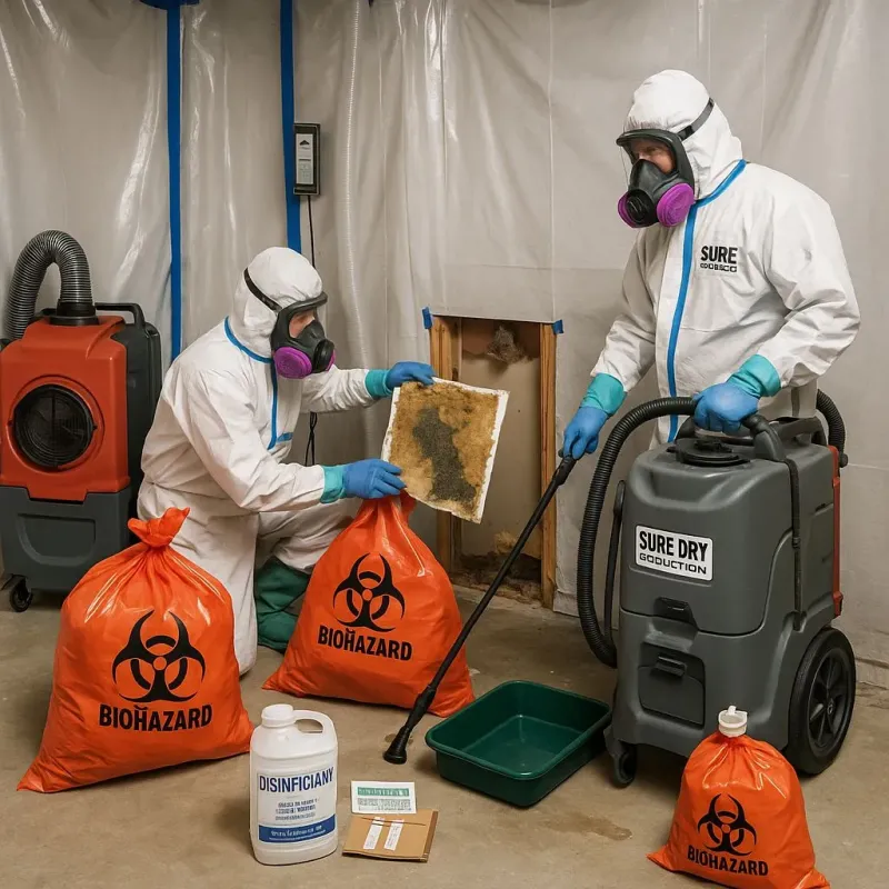Contaminated Water Handling Protocols process in Clear Lake, SD